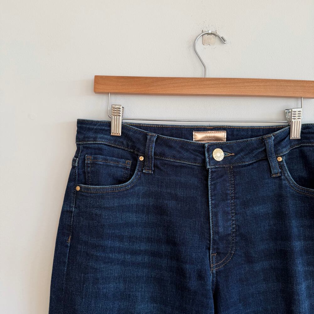 KUT From The Kloth Meg Fab Ab Wide Leg Wide Leg Cuffed Hem Jeans Blue 10 - Picture 4 of 10